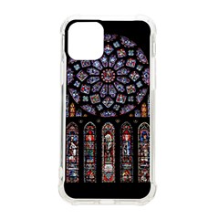 Chartres Cathedral Notre Dame De Paris Stained Glass iPhone 11 Pro 5.8 Inch TPU UV Print Case