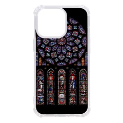 Chartres Cathedral Notre Dame De Paris Stained Glass iPhone 13 Pro TPU UV Print Case