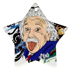 Albert Einstein Physicist Star Ornament (two Sides)