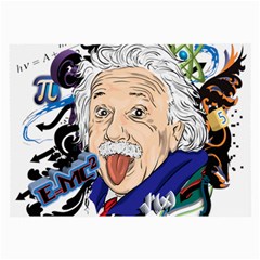 Albert Einstein Physicist Large Glasses Cloth by Maspions