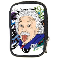 Albert Einstein Physicist Compact Camera Leather Case