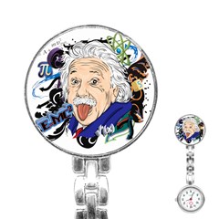 Albert Einstein Physicist Stainless Steel Nurses Watch by Maspions