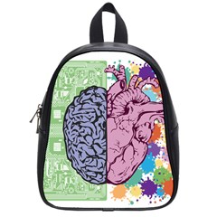 Brain Heart Balance Emotion School Bag (small)