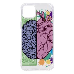 Brain Heart Balance Emotion Iphone 14 Plus Tpu Uv Print Case by Maspions