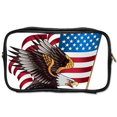 American Eagle Clip Art Toiletries Bag (one Side)