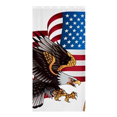 American Eagle Clip Art Shower Curtain 36  X 72  (stall) 