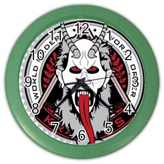 Krampus Color Wall Clock