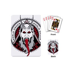 Krampus Playing Cards Single Design (mini)