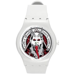 Krampus Round Plastic Sport Watch (m)