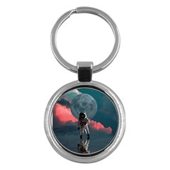 Astronaut Moon Space Nasa Planet Key Chain (round)