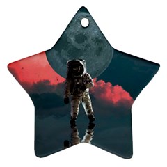 Astronaut Moon Space Nasa Planet Star Ornament (two Sides)