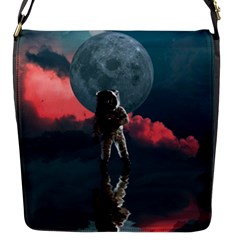 Astronaut Moon Space Nasa Planet Flap Closure Messenger Bag (s) by Maspions