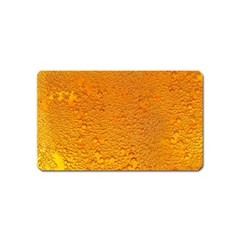 Beer Bubbles Pattern Magnet (name Card) by Maspions