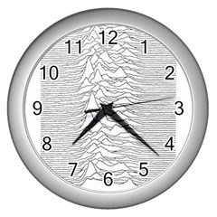 Joy Division Unknown Pleasures Wall Clock (silver)