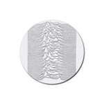 Joy Division Unknown Pleasures Rubber Round Coaster (4 pack) Front