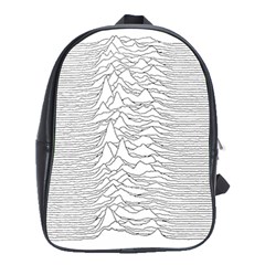 Joy Division Unknown Pleasures School Bag (large)