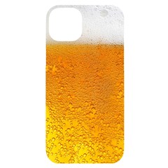 Beer Bubbles Pattern Iphone 14 Plus Black Uv Print Case