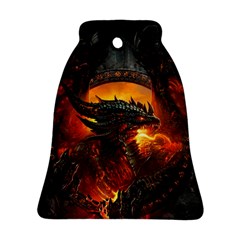 Dragon Fire Fantasy Art Ornament (bell)