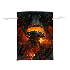 Dragon Fire Fantasy Art Lightweight Drawstring Pouch (s)