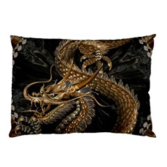 Fantasy Dragon Pentagram Pillow Case (two Sides)