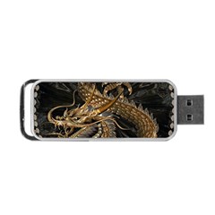 Fantasy Dragon Pentagram Portable Usb Flash (one Side) by Maspions