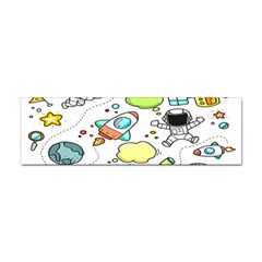 Sketch Cartoon Space Set Sticker Bumper (10 pack)