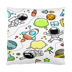 Sketch Cartoon Space Set Standard Cushion Case (Two Sides)