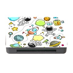 Sketch Cartoon Space Set Memory Card Reader With Cf