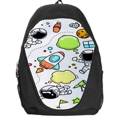 Sketch Cartoon Space Set Backpack Bag