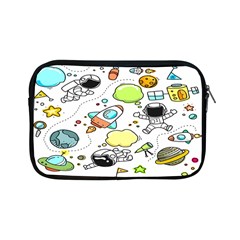 Sketch Cartoon Space Set Apple iPad Mini Zipper Cases