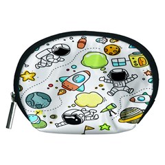 Sketch Cartoon Space Set Accessory Pouch (medium) by Hannah976