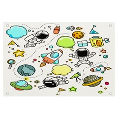 Sketch Cartoon Space Set Banner and Sign 6  x 4 