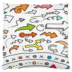 Desktop Pattern Art Graphic Design Large Cushion Case (Two Sides)