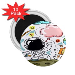 Sketch Cute Child Funny 2 25  Magnets (10 Pack) 