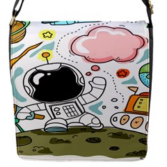 Sketch Cute Child Funny Flap Closure Messenger Bag (s) by Hannah976