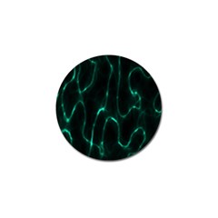 Green Pattern Background Abstract Golf Ball Marker (4 Pack)