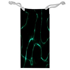 Green Pattern Background Abstract Jewelry Bag