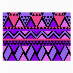 Seamless Purple Pink Pattern Large Glasses Cloth (2 Sides)