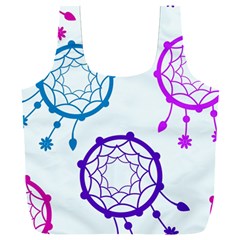 Dreamcatcher Dream Catcher Pattern Full Print Recycle Bag (xxl) by Hannah976