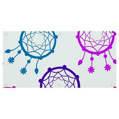 Dreamcatcher Dream Catcher Pattern Banner And Sign 4  X 2  by Hannah976