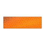 Orange Mosaic Structure Background Sticker (Bumper) Front