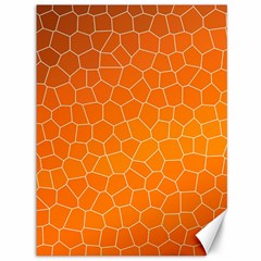 Orange Mosaic Structure Background Canvas 36  X 48 