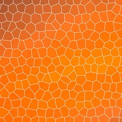 Orange Mosaic Structure Background Play Mat (Rectangle)