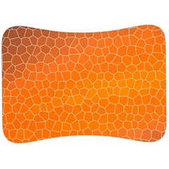 Orange Mosaic Structure Background Velour Seat Head Rest Cushion