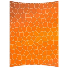 Orange Mosaic Structure Background Back Support Cushion