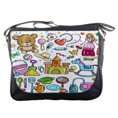 Baby Equipment Child Sketch Hand Messenger Bag by Hannah976