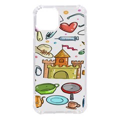 Baby Equipment Child Sketch Hand Iphone 14 Tpu Uv Print Case by Hannah976