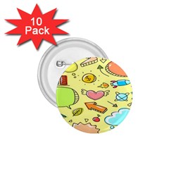 Cute Sketch Child Graphic Funny 1 75  Buttons (10 Pack) by Hannah976