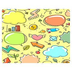 Cute Sketch Child Graphic Funny Premium Plush Fleece Blanket (medium) by Hannah976