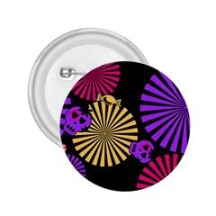 Seamless Halloween Day Of The Dead 2 25  Buttons